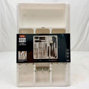 OXO Good Grips Expandable Utensil Organizer Kitchen Drawer White